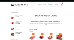 Desktop Screenshot of boucherieenligne.com